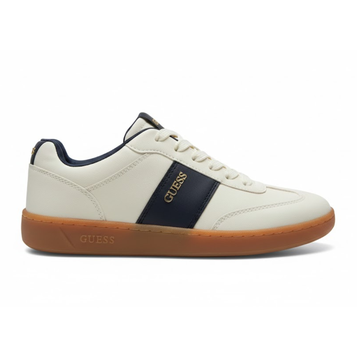 GUESS Perisa Low Top Sneakers Women - WHTNVY - White-Navy / 37