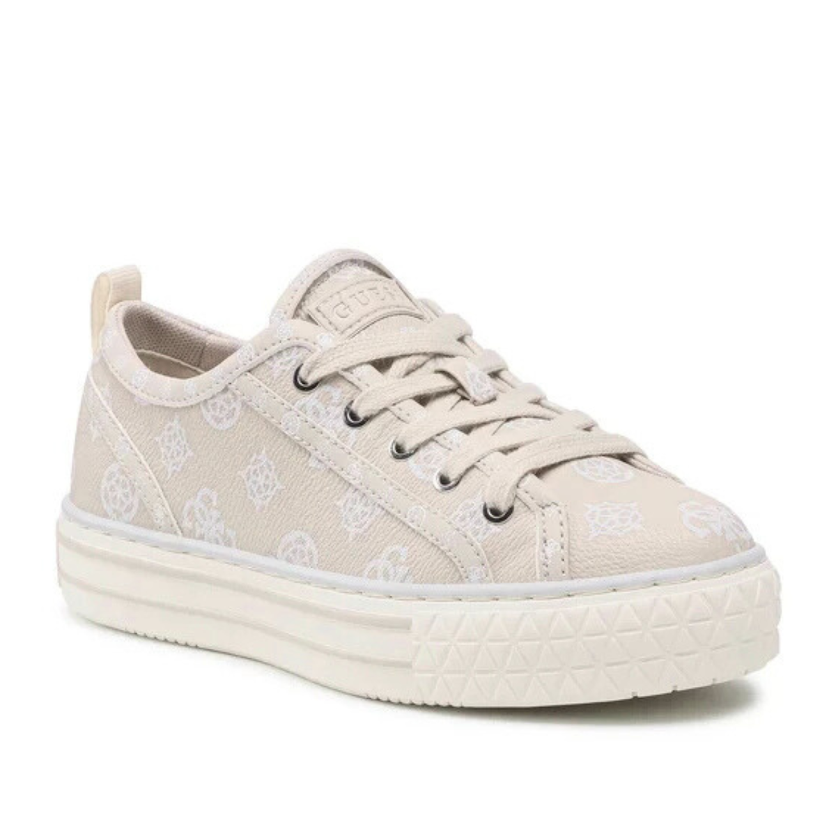 GUESS Peytin FL7PYT FAL12 Fabric Sneakers -BEG - Beige