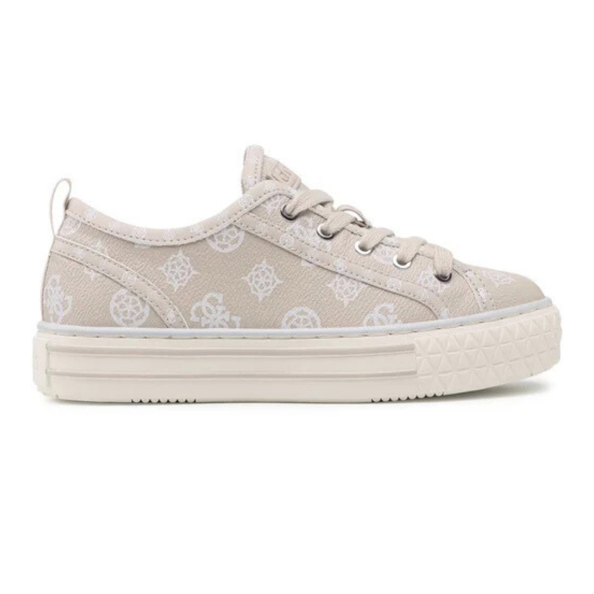 GUESS Peytin FL7PYT FAL12 Fabric Sneakers -BEG - Beige