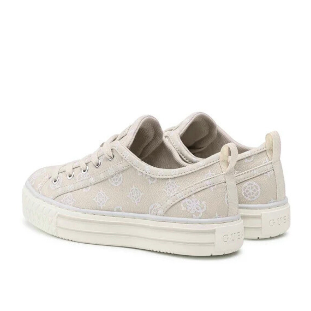GUESS Peytin FL7PYT FAL12 Fabric Sneakers -BEG - Beige