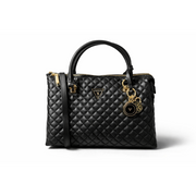 GUESS Quilted Satchel Bag Shoulder bag Women - BLK - Black