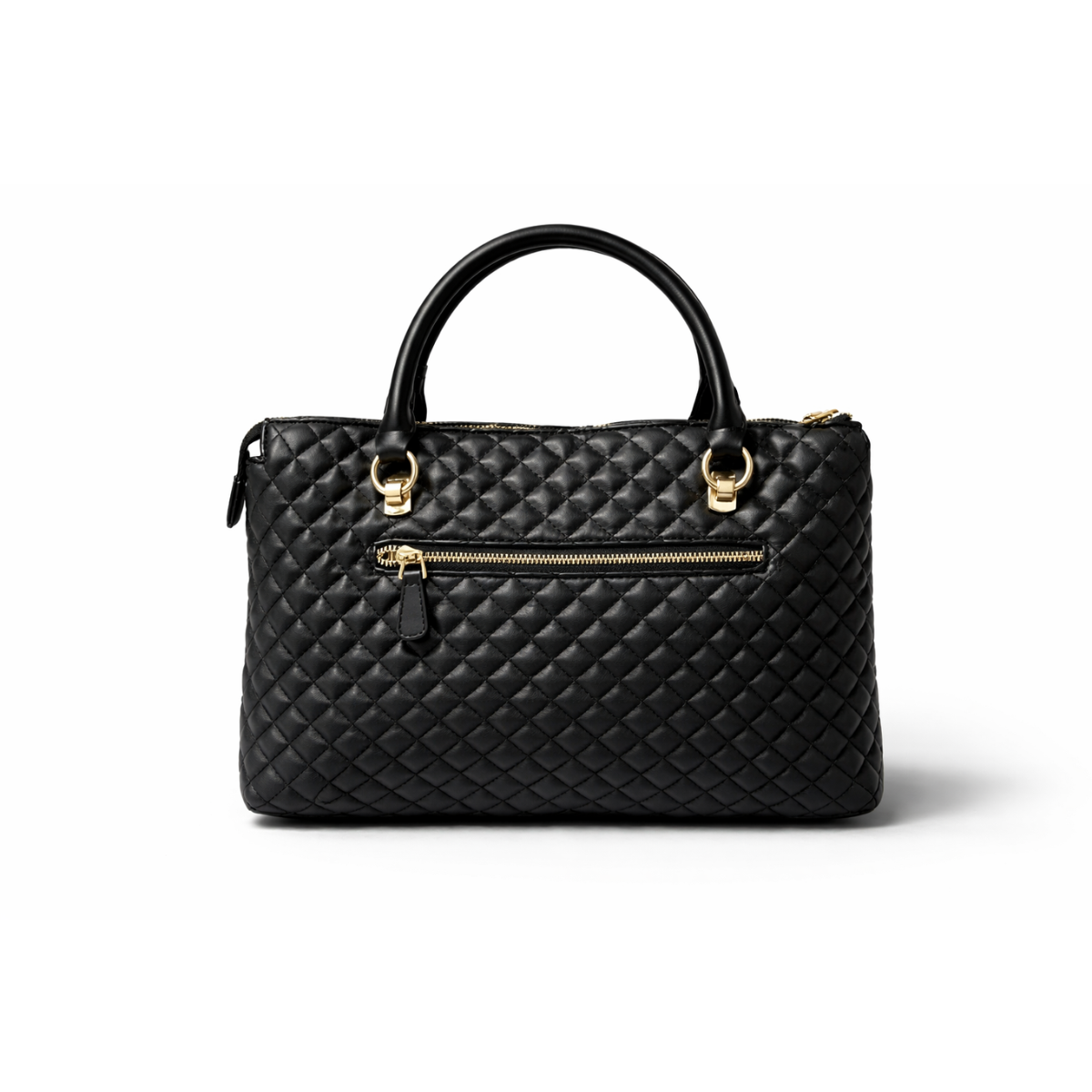 GUESS Quilted Satchel Bag Shoulder bag Women - BLK - Black