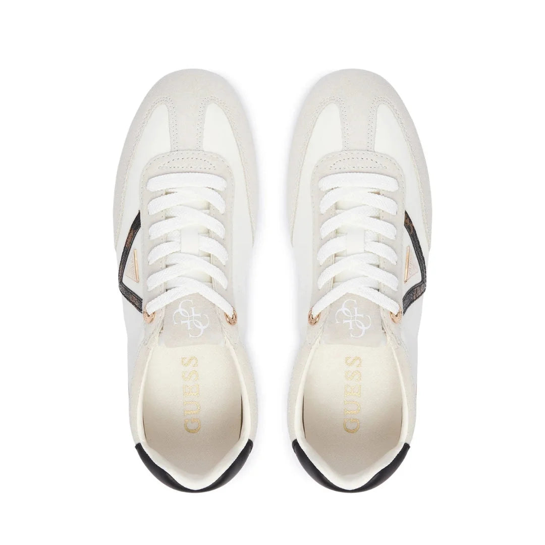 GUESS Relli Genuine Leather Sneakers Women - WHT