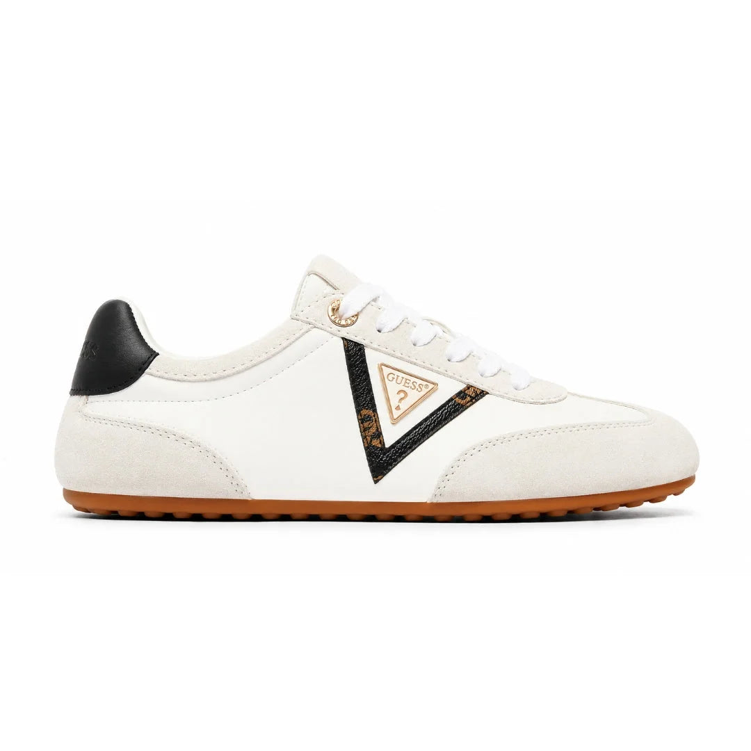 GUESS Relli Genuine Leather Sneakers Women - WHT - White / 35 / M