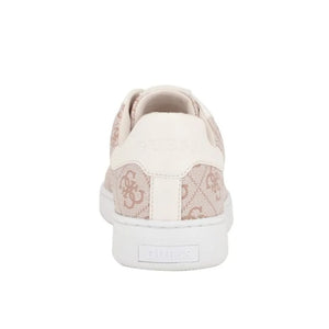 GUESS Renzy Debossed Logo Low-Top Sneakers - BEI Shoes