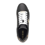 GUESS Renzy Debossed Logo Low-Top Sneakers - BLK Shoes