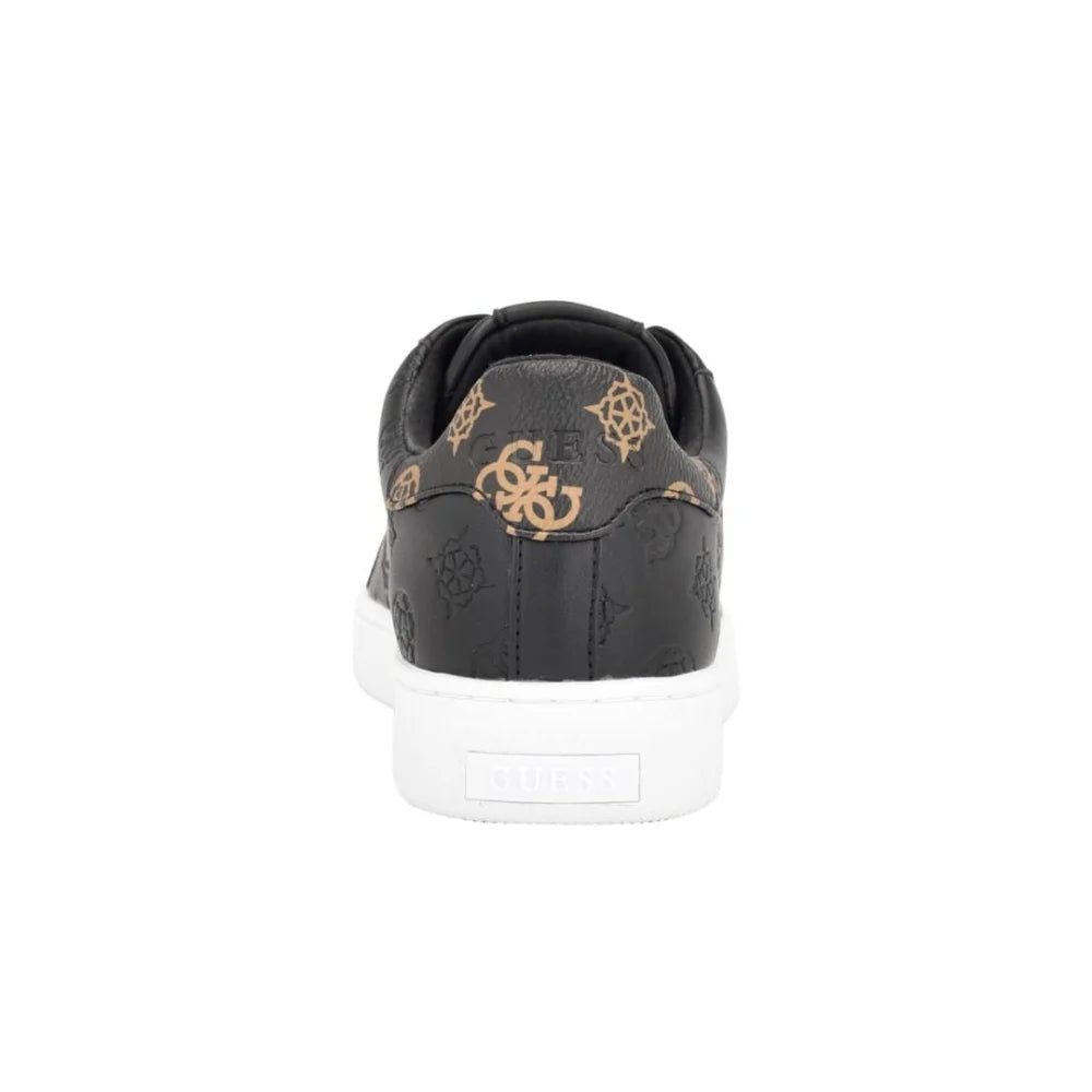 GUESS Renzy Debossed Logo Low-Top Sneakers - BLK Shoes