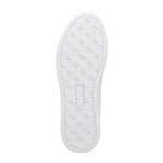 GUESS Renzy Debossed Logo Low-Top Sneakers - WHT