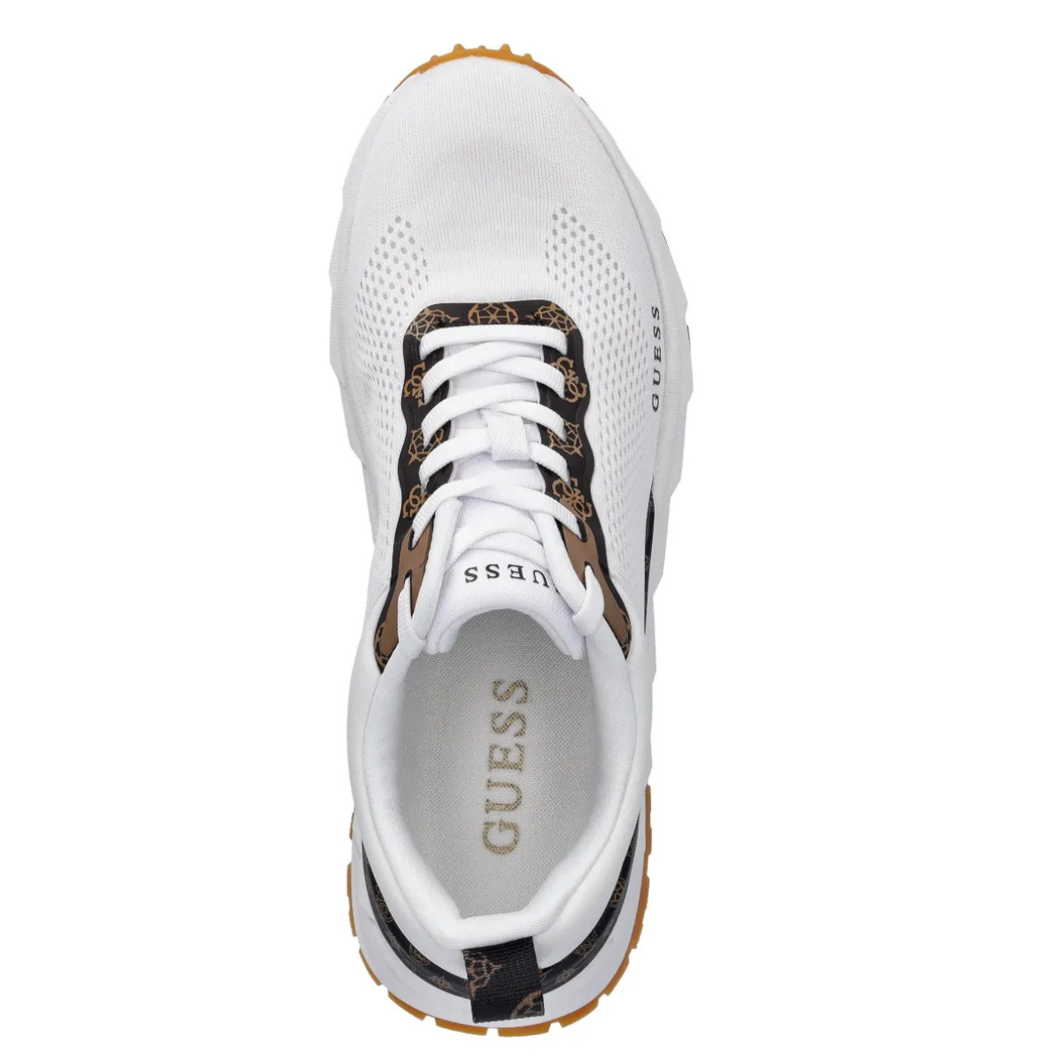 Guess Runit2 Sneakers Women-WHTBRN