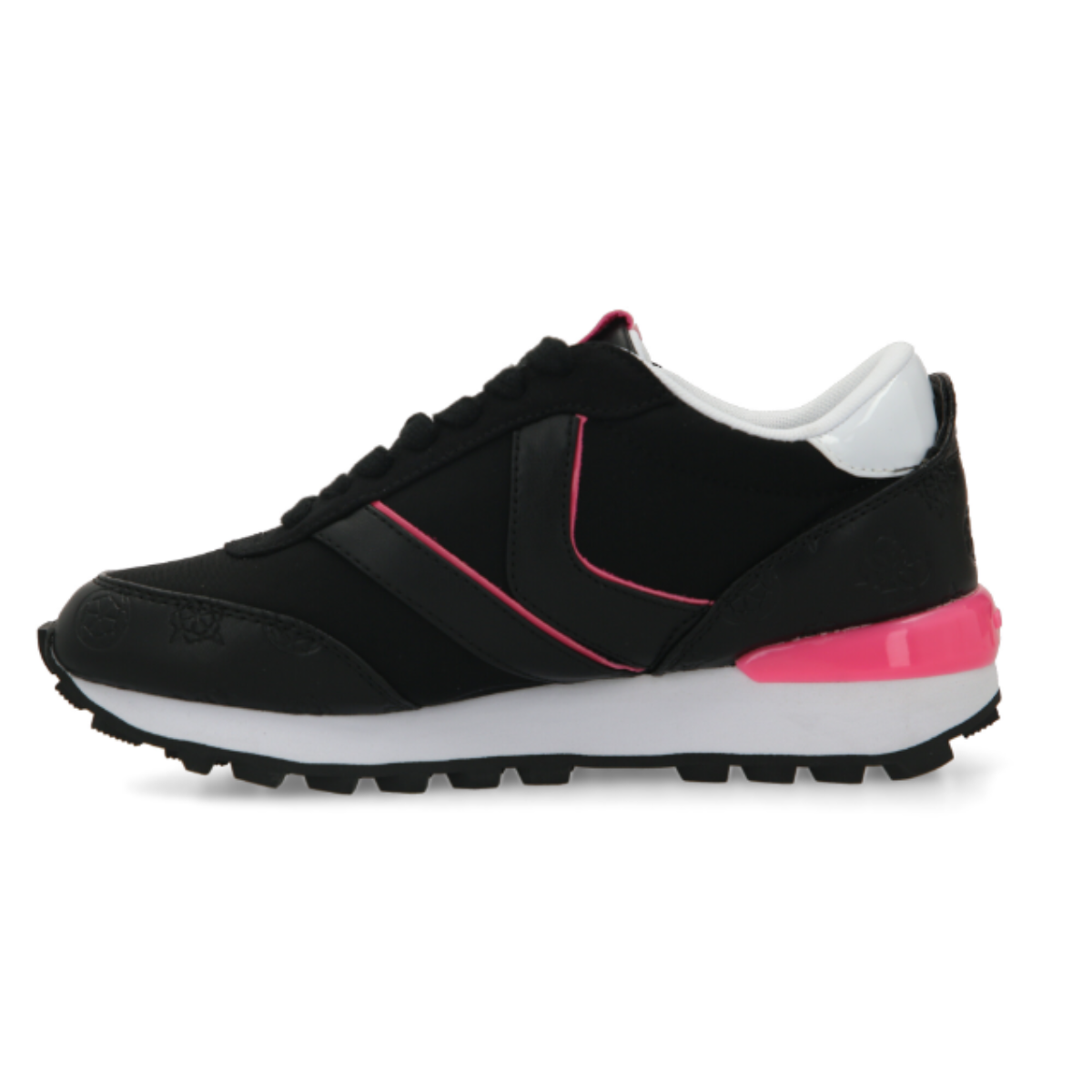 GUESS SAMSIN sneakers -BLKPNK - Black-Pink / 37
