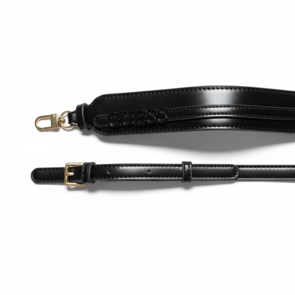 GUESS SARITA Convertible Crossbody Flap Shoulder Bag - BLK - Black