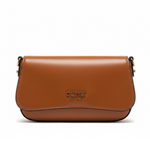 GUESS SARITA Convertible Crossbody Flap Shoulder Bag - TAN - Tan