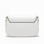 GUESS SARITA Convertible Crossbody Flap Shoulder Bag - WHT - White