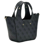 GUESS SCHULTERTASCHE CALISTA 2 IN 1 MINI HANDTASCHE - COL - Coal