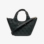 GUESS SCHULTERTASCHE CALISTA 2 IN 1 MINI HANDTASCHE - COL - Coal