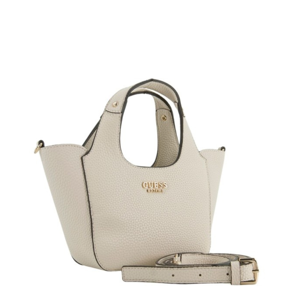 GUESS SCHULTERTASCHE CALISTA 2 IN 1 MINI HANDTASCHE - OFFWHT - Off White