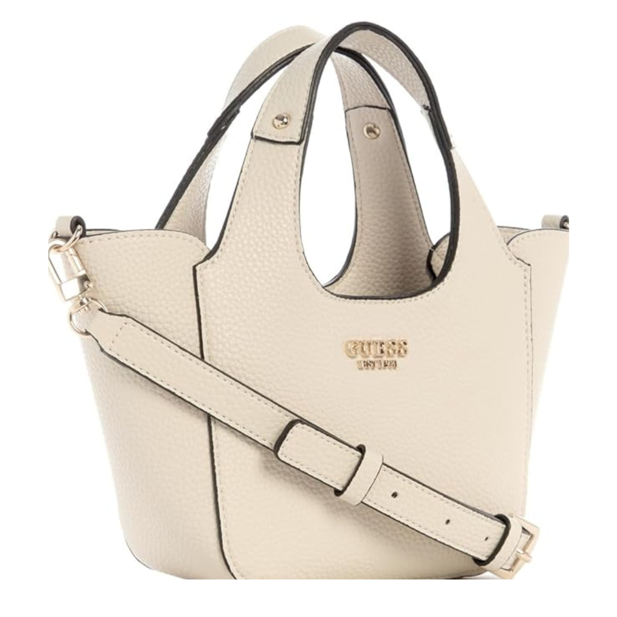 GUESS SCHULTERTASCHE CALISTA 2 IN 1 MINI HANDTASCHE - OFFWHT - Off White