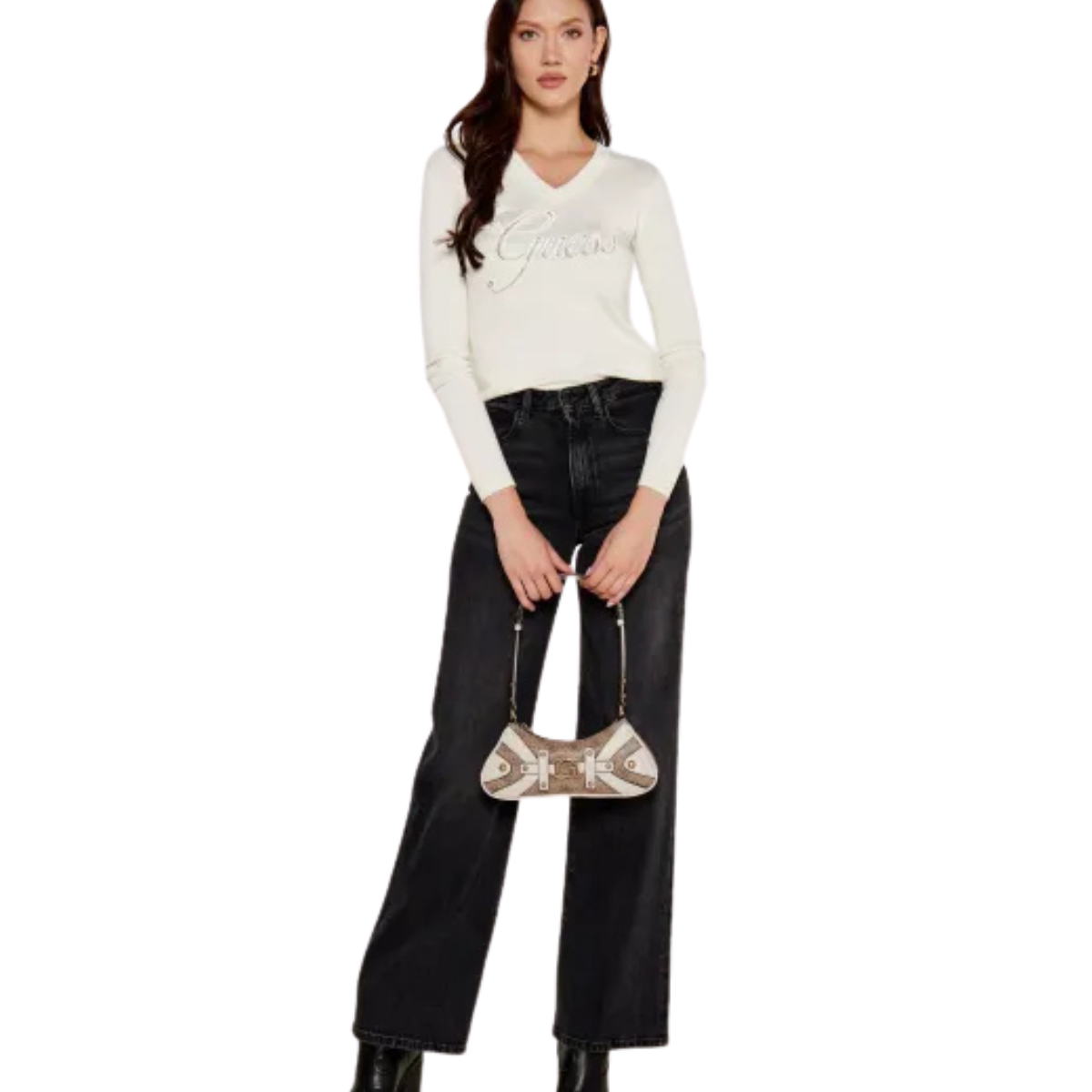 GUESS schwarz Women Handbag - BEG - Beige