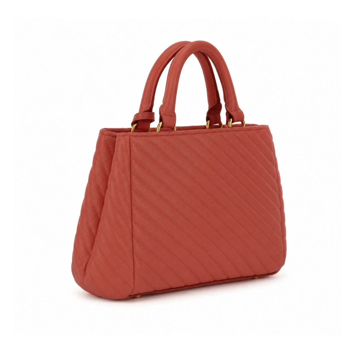 GUESS Sela Small SATCHEL Bag Handbag Women - SLMRED - salmon-Red