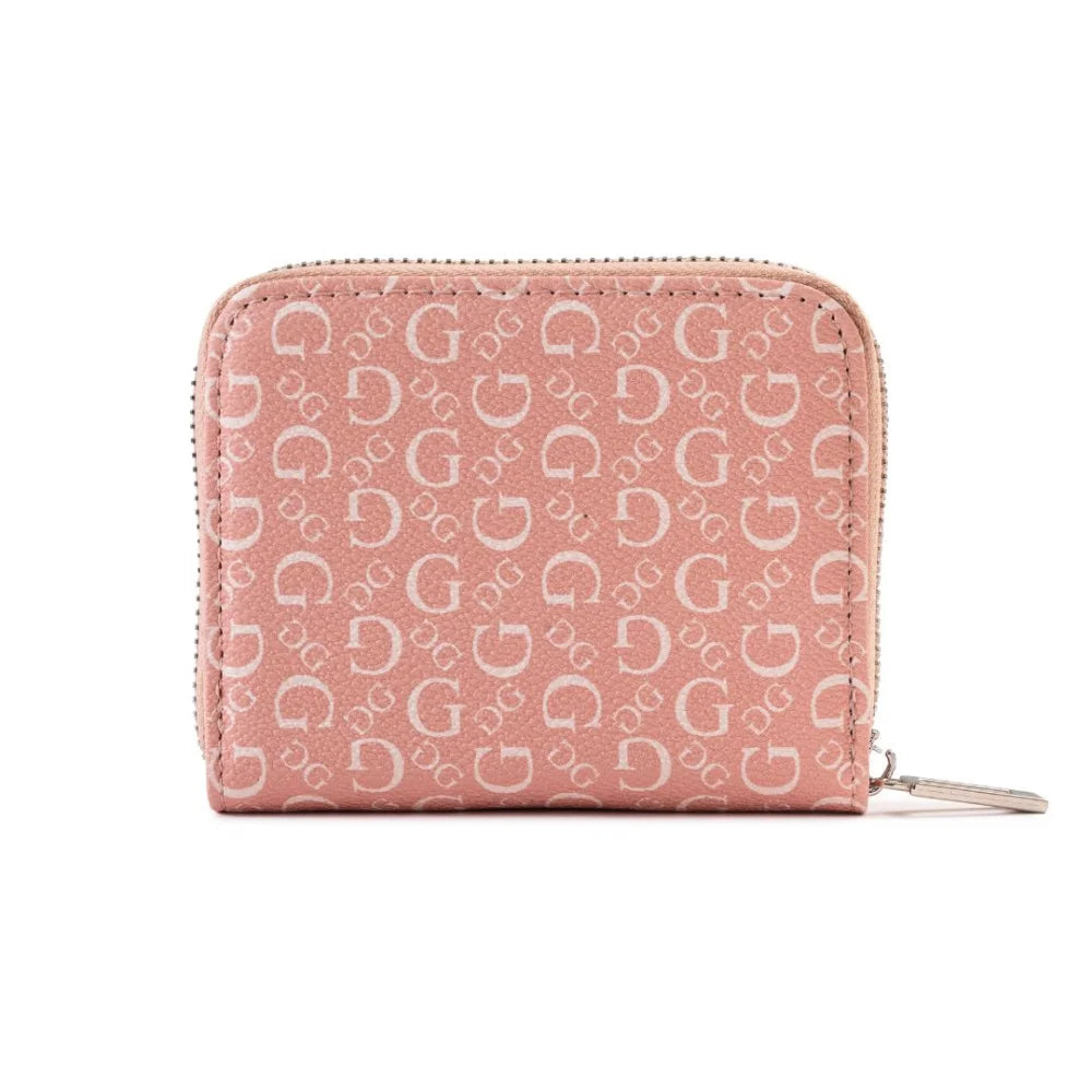 Guess Signature G Logo Monogram Flap Clutch