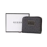 Guess Signature G Logo Monogram Flap Clutch