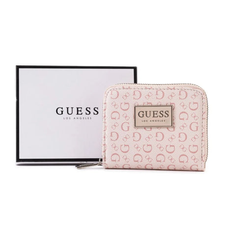 Guess Signature G Logo Monogram Flap Clutch