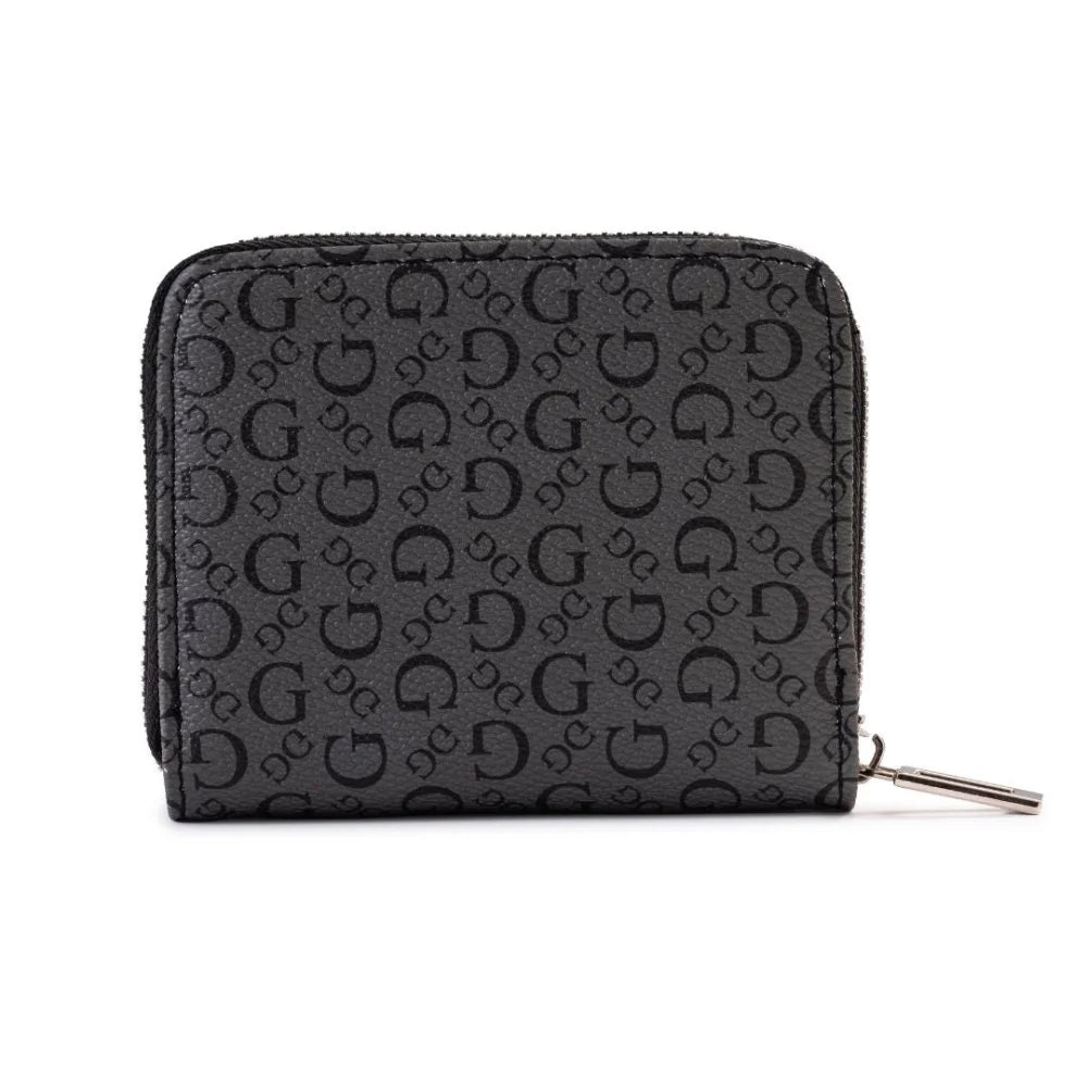 Guess Signature G Logo Monogram Flap Clutch