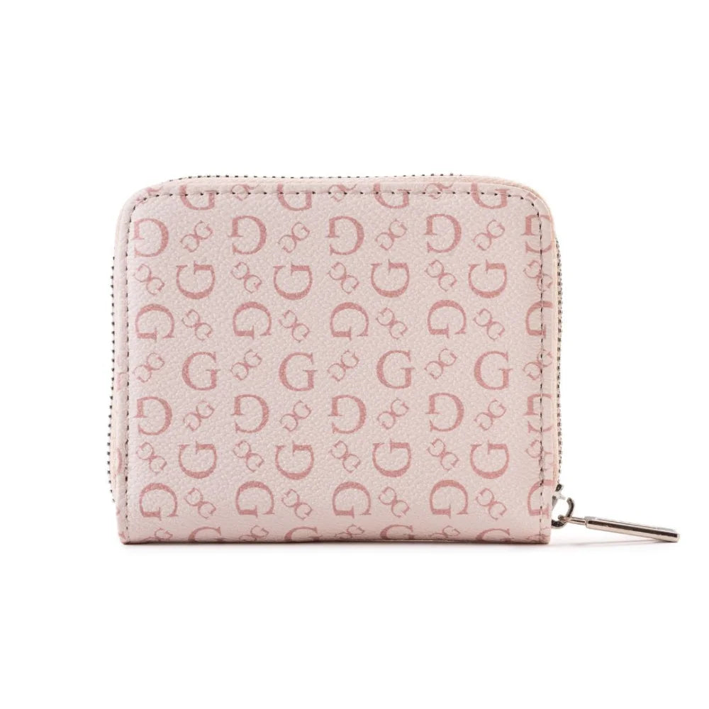 Guess Signature G Logo Monogram Flap Clutch