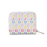 Guess Signature G Logo Monogram Flap Clutch