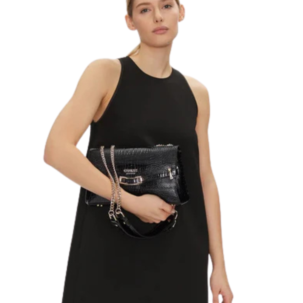 GUESS Silvye Convertible Crossbody Women - BLK - Black