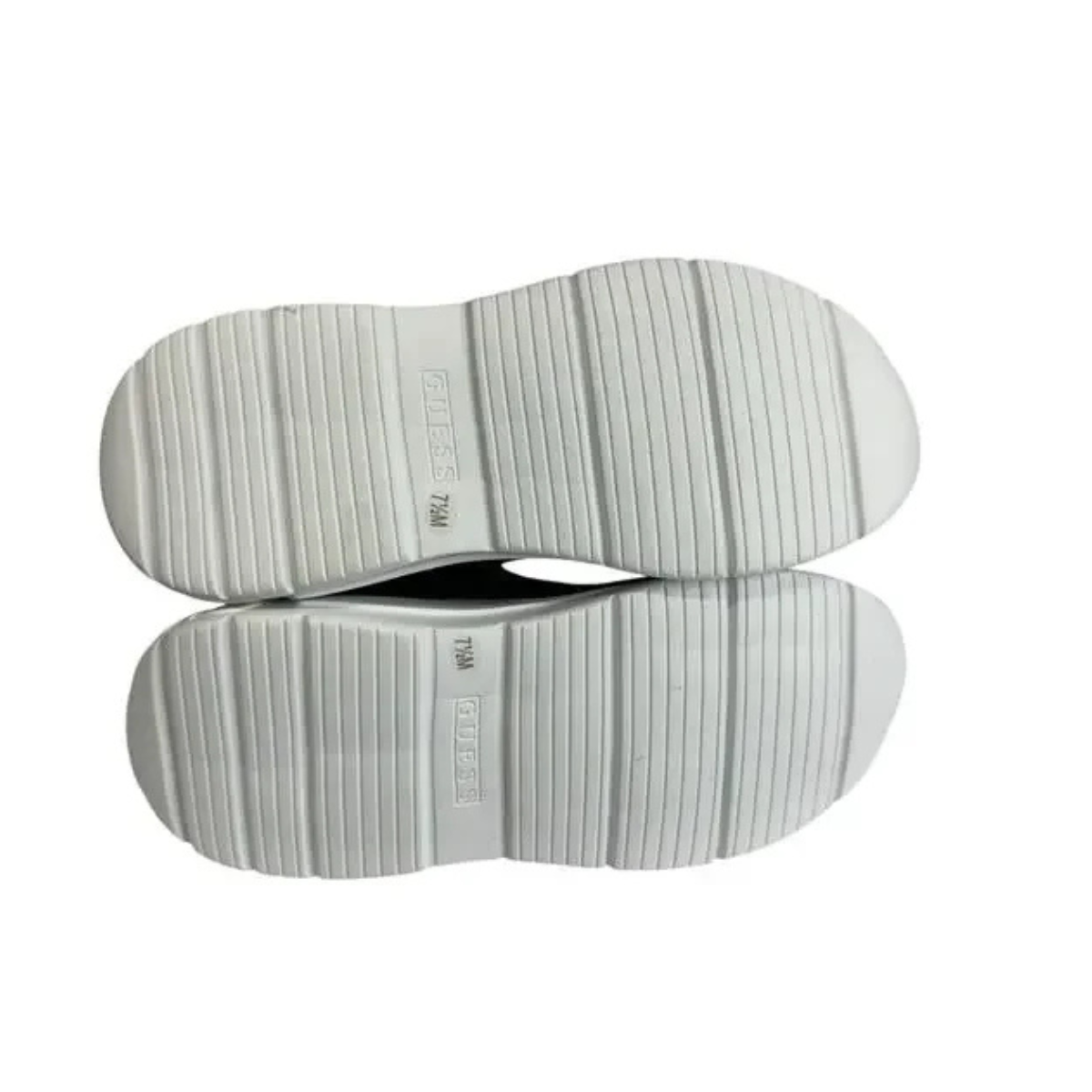 Guess Sindera Shimmer Sock Sneakers -BLKSLV - Black silver