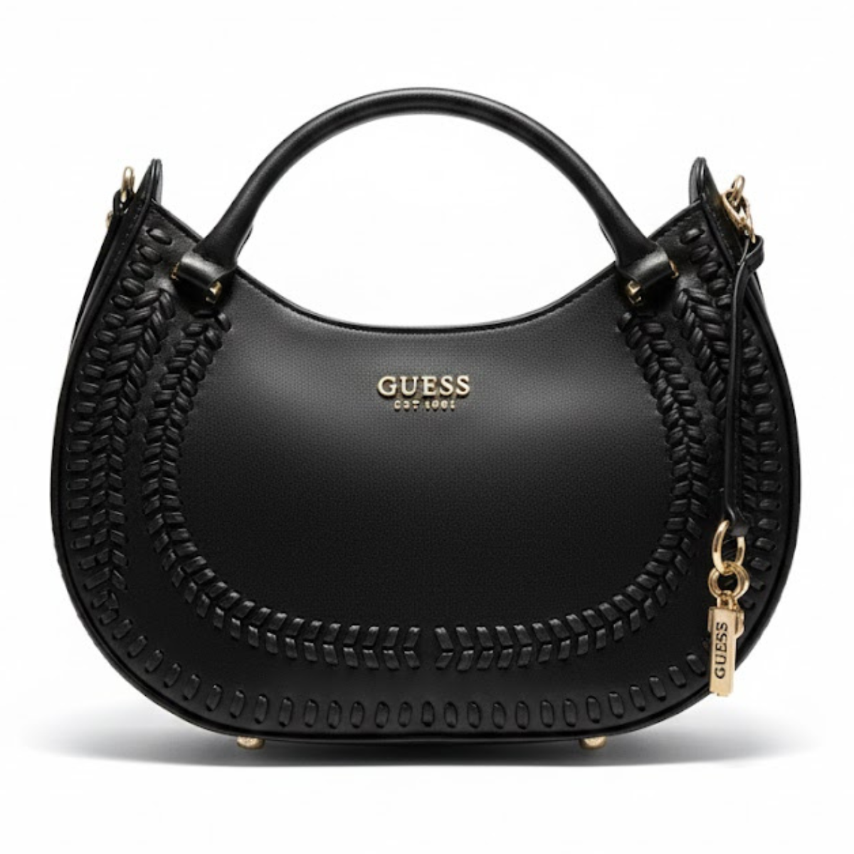 GUESS Tatum Satchel Handbag women - BLK - Black