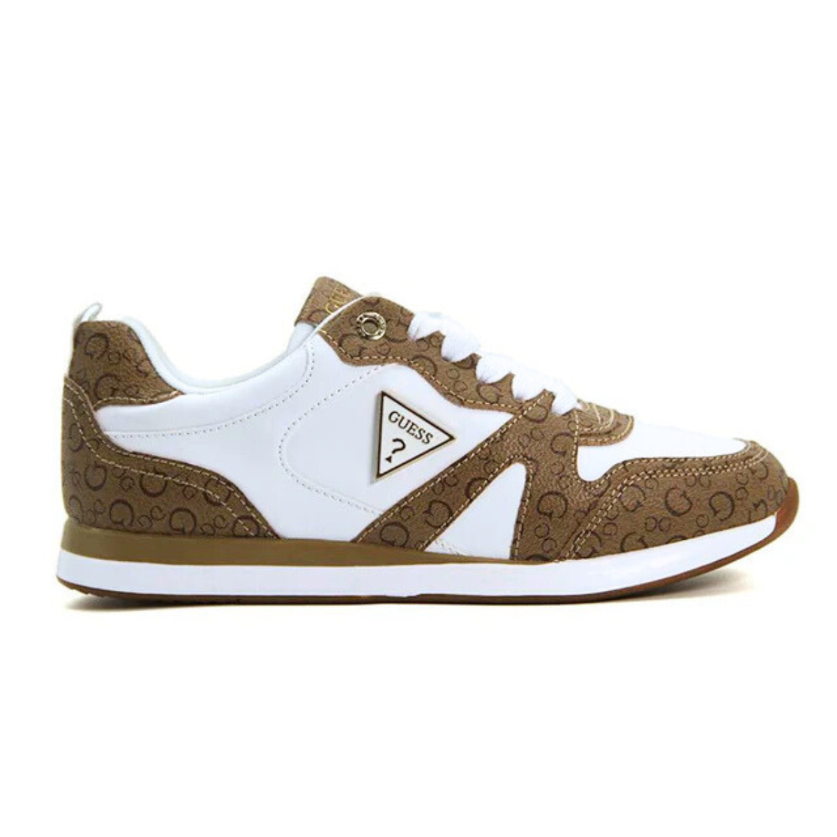 GUESS Thanes Sneakers women-WHTBRN - White/ Pink / 35.5