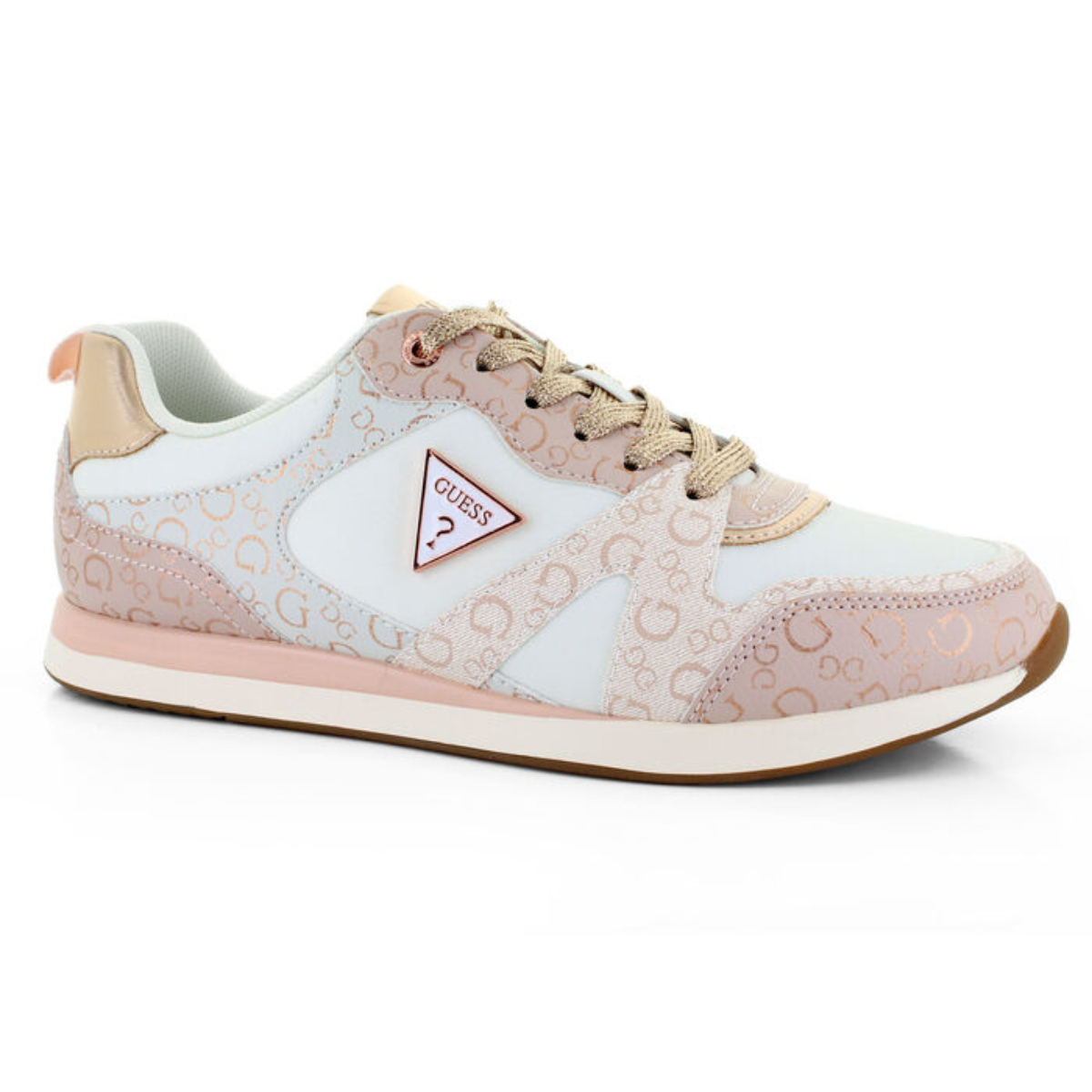 GUESS Thanes Sneakers women-WHTPNK - White/ Pink / 37.5