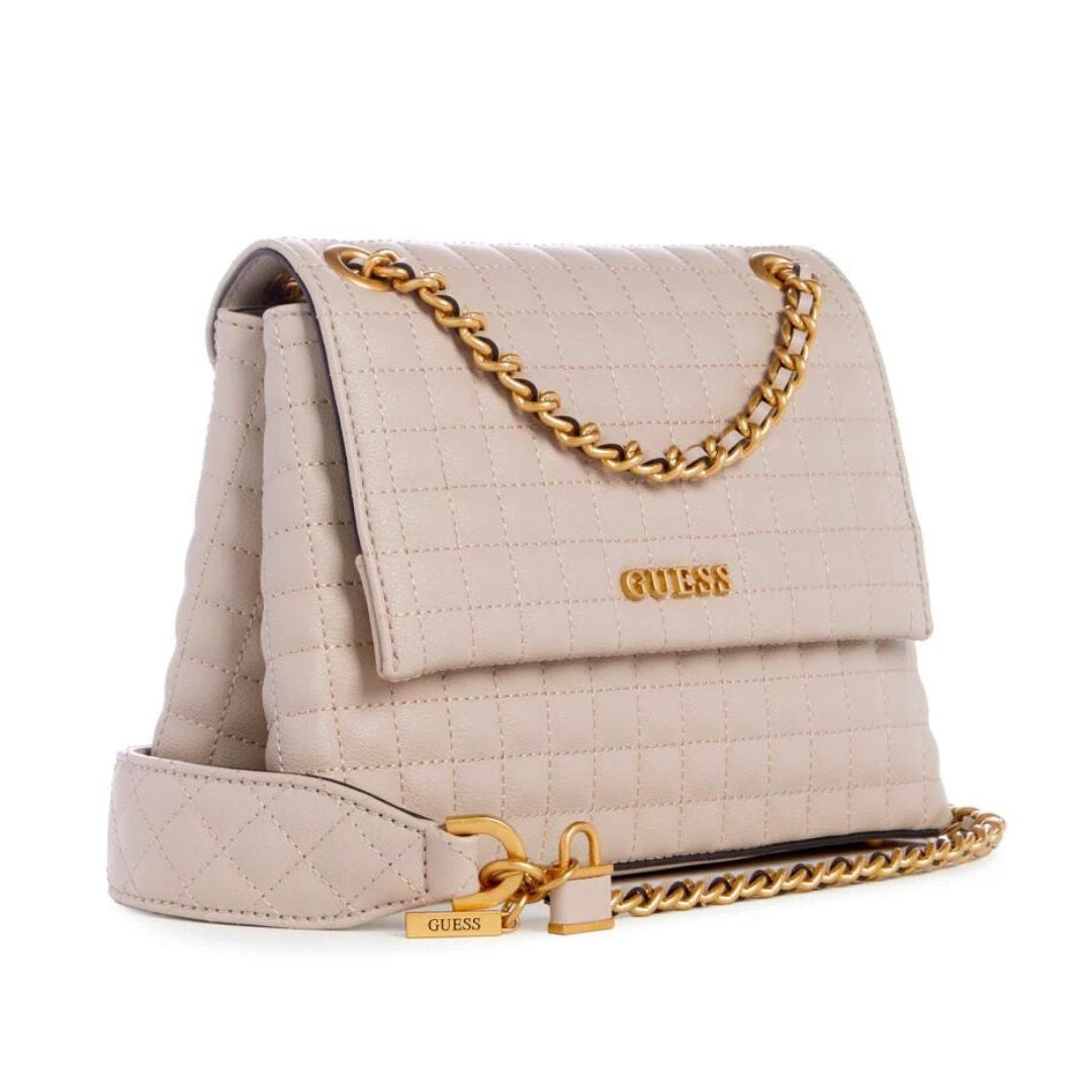 GUESS TIA Convertible Crossbody Bag Women - CRM - Cream