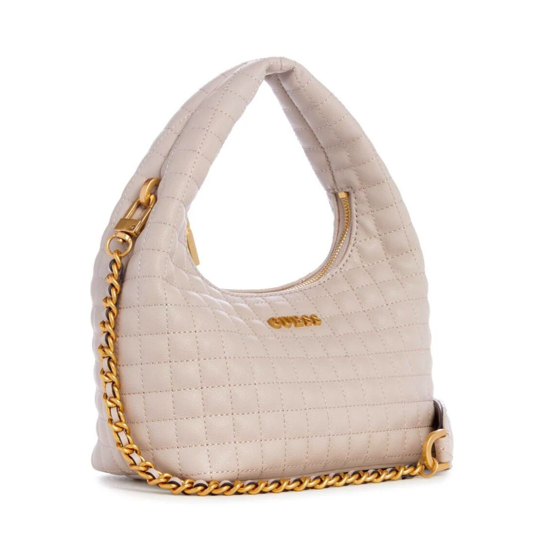 GUESS TIA Hobo Handbag Women - CRM - Cream