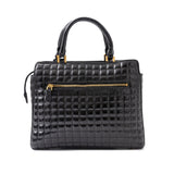 GUESS TIA Quilted Satchel Bag Women - BRIGHT BLK - Bright Black