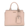 GUESS TIA Quilted Satchel Bag Women - CRM - Cream