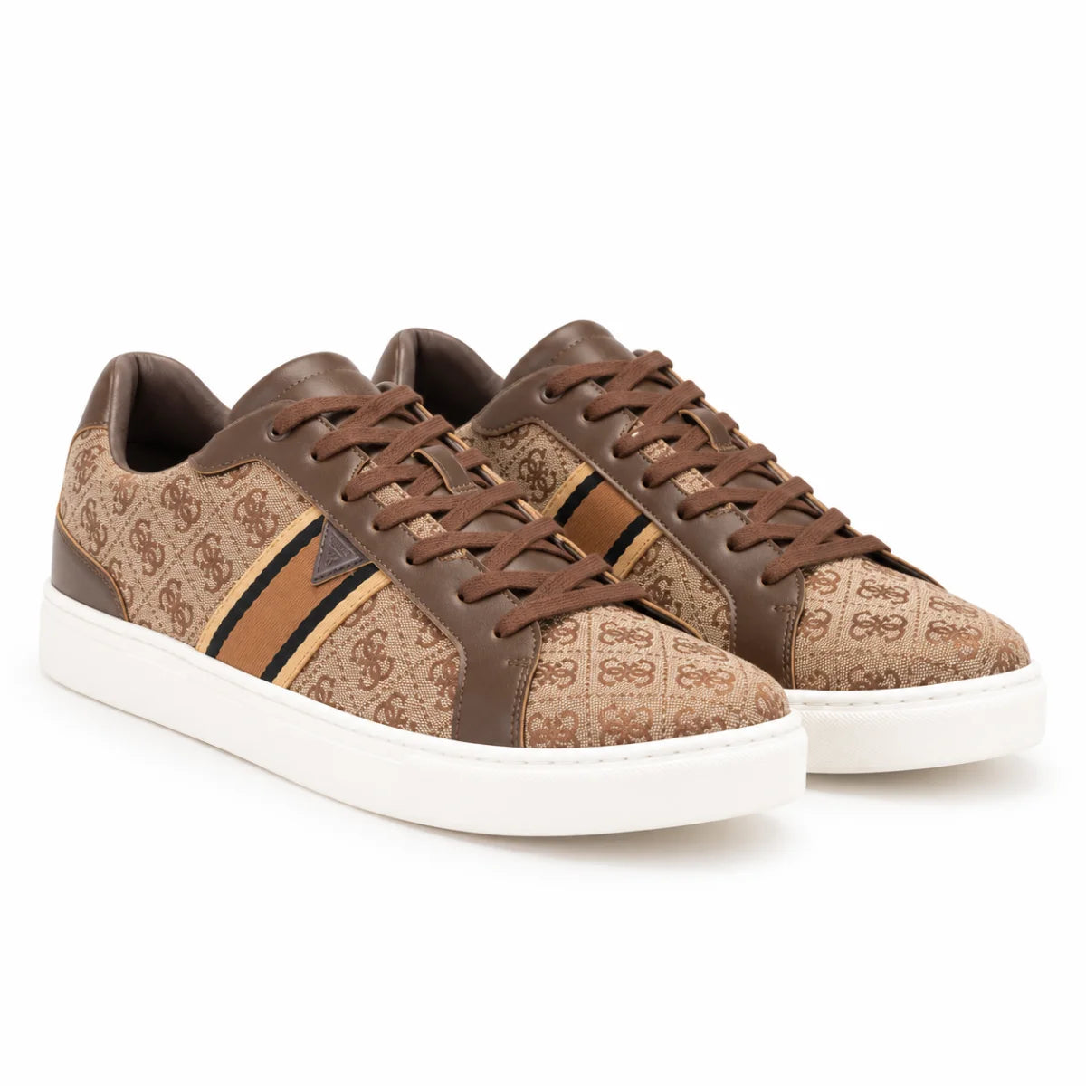 GUESS Todi II Monogram Sneakers Men - BEIBRN - Beige / 39