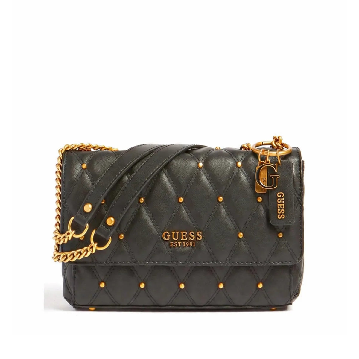 Guess Triana Studded Crossbody Bag Women - BLK - Black