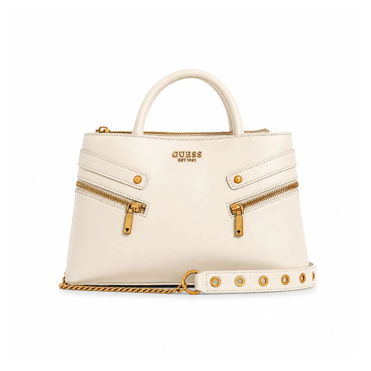 GUESS Trissa Shoulder Bag - CRM - Cream