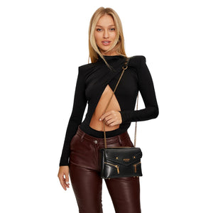 GUESS Trissa Shoulder Bag HWVB93-BLK - Black