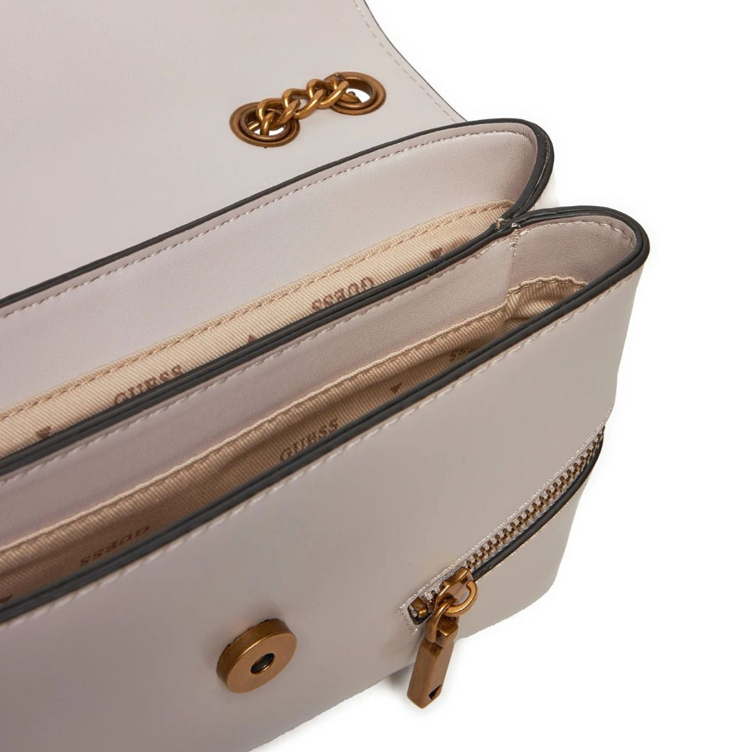 GUESS Trissa Shoulder Bag HWVB93-OFFWHT - Off White