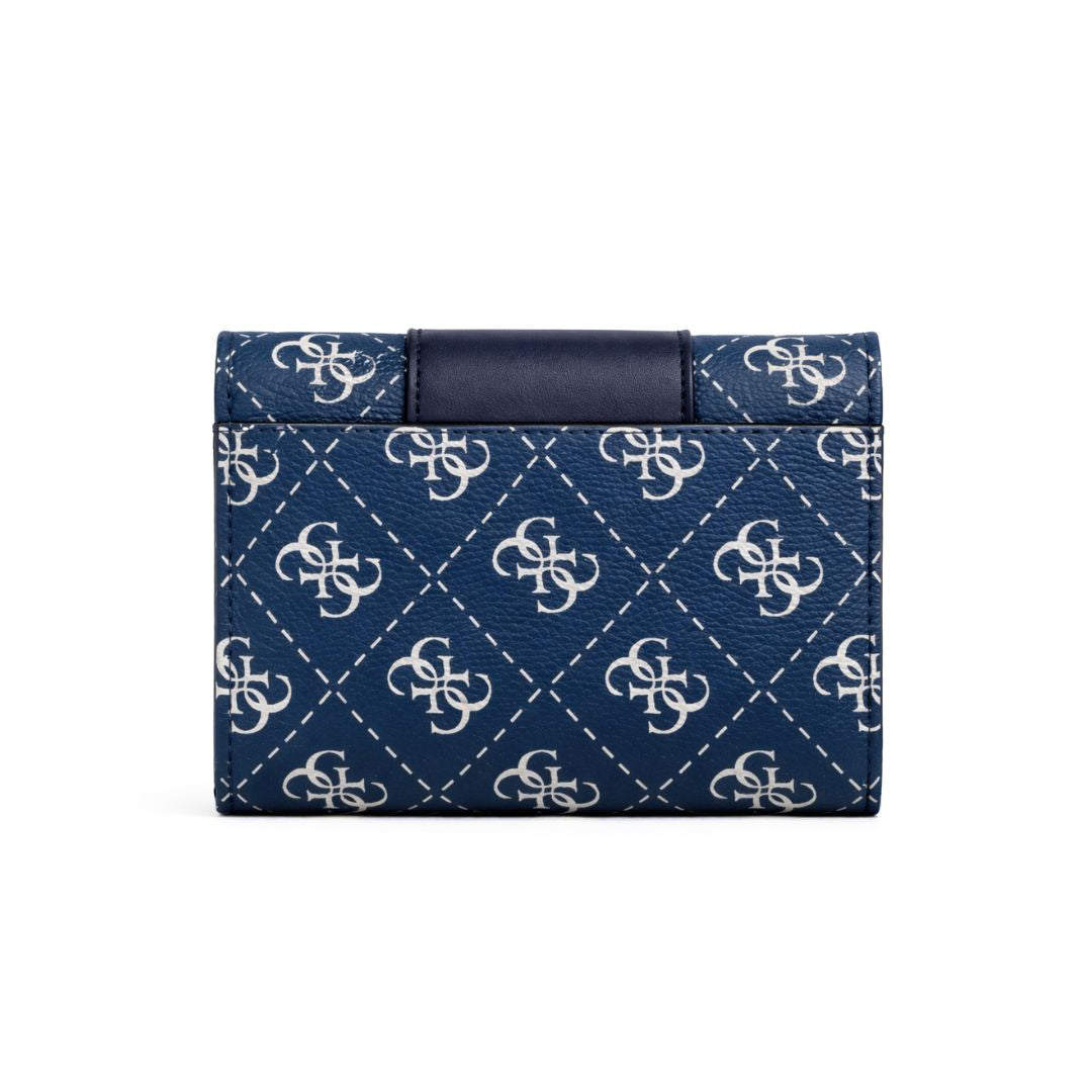 GUESS Tyren Logo-Print Trifold Wallet