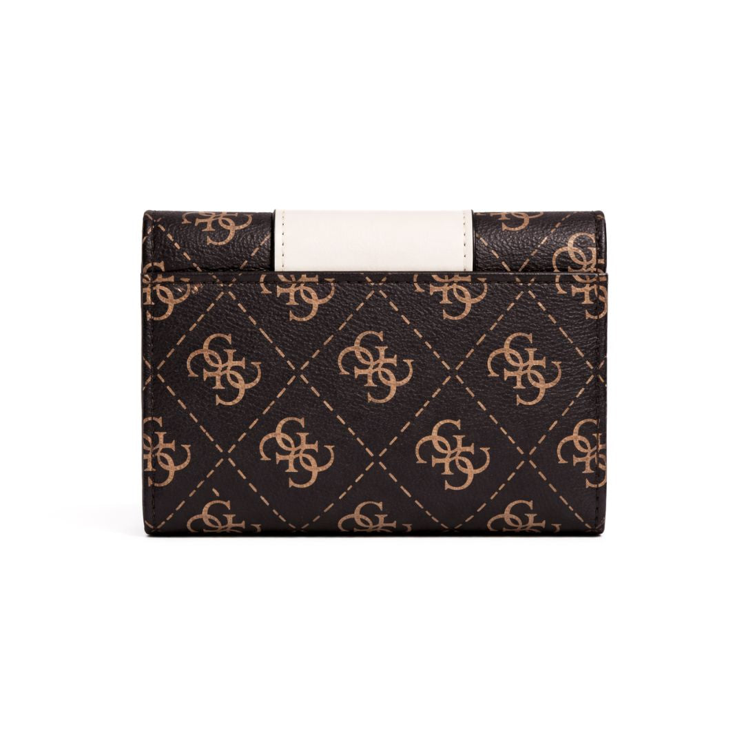GUESS Tyren Logo-Print Trifold Wallet