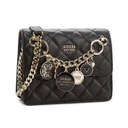 GUESS Victoria Messenger Flap Bag - BLK - Black