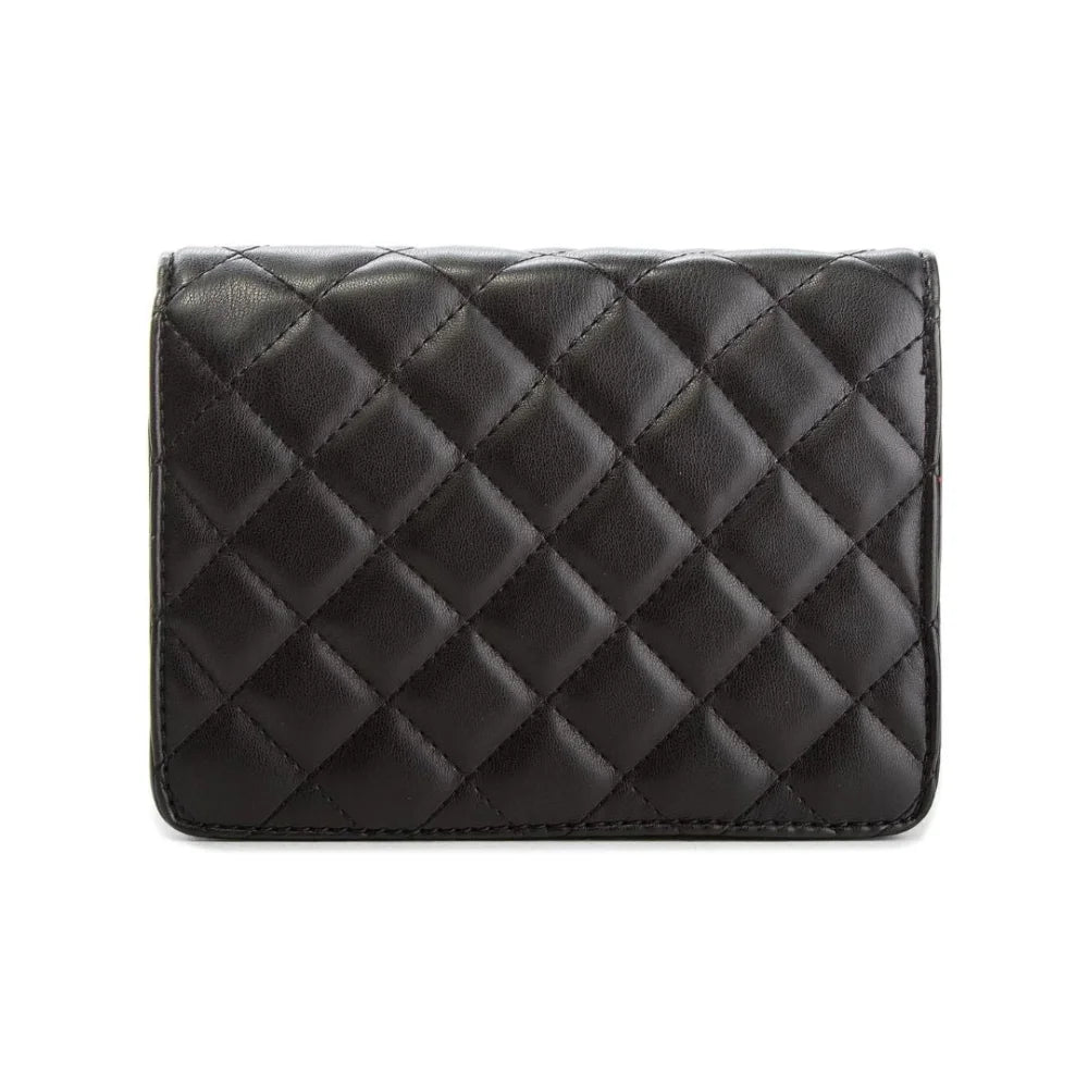GUESS Victoria Messenger Flap Bag - BLK - Black