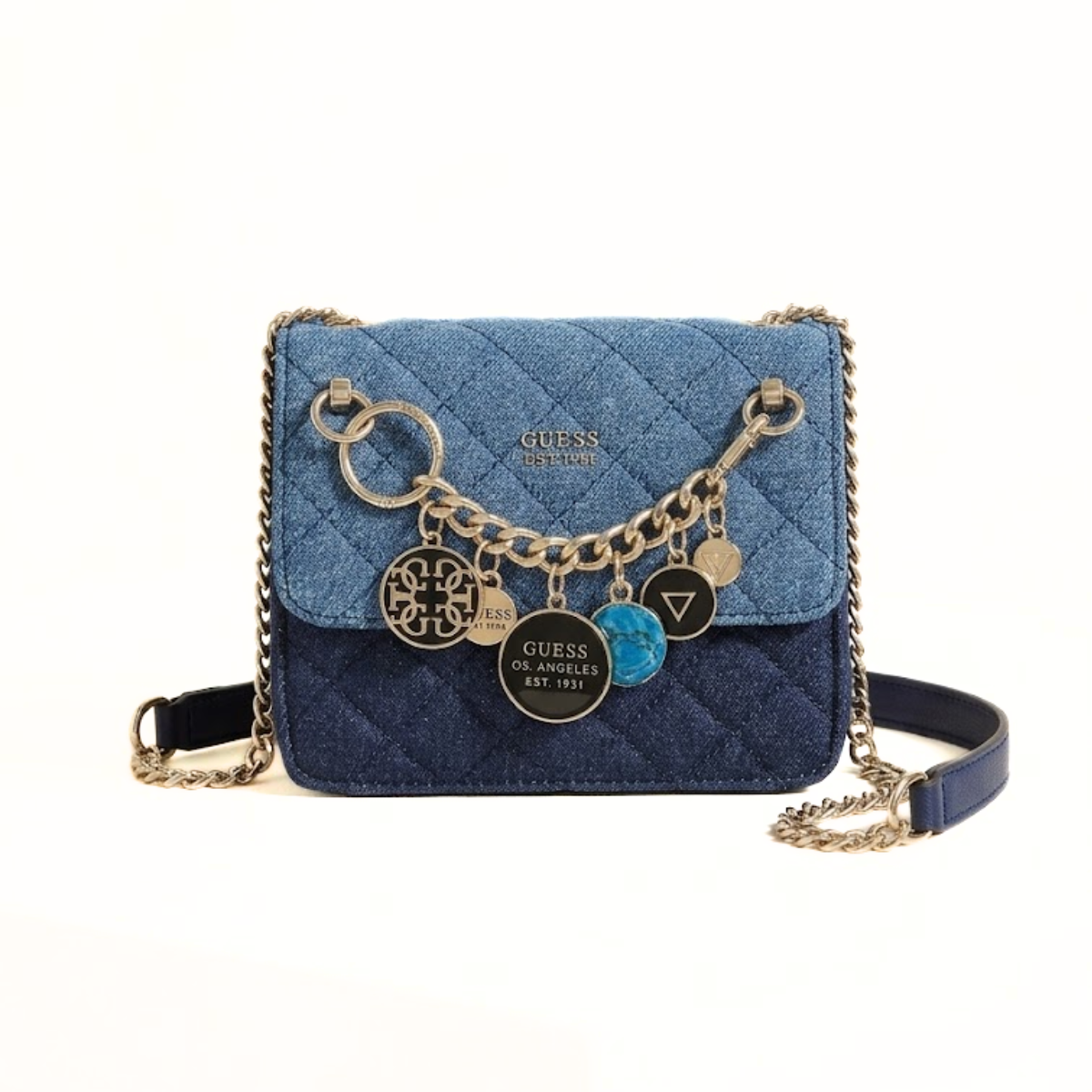 GUESS Victoria Messenger Flap Bag Women - NVY - Navy