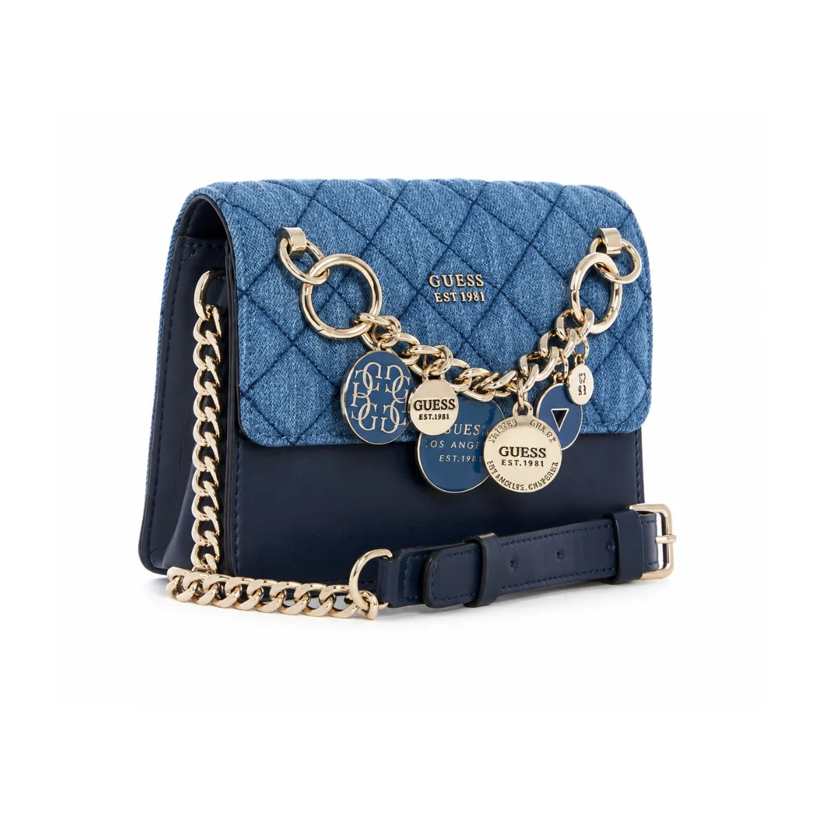 GUESS Victoria2 Messenger Flap Bag Women - NVY - Navy