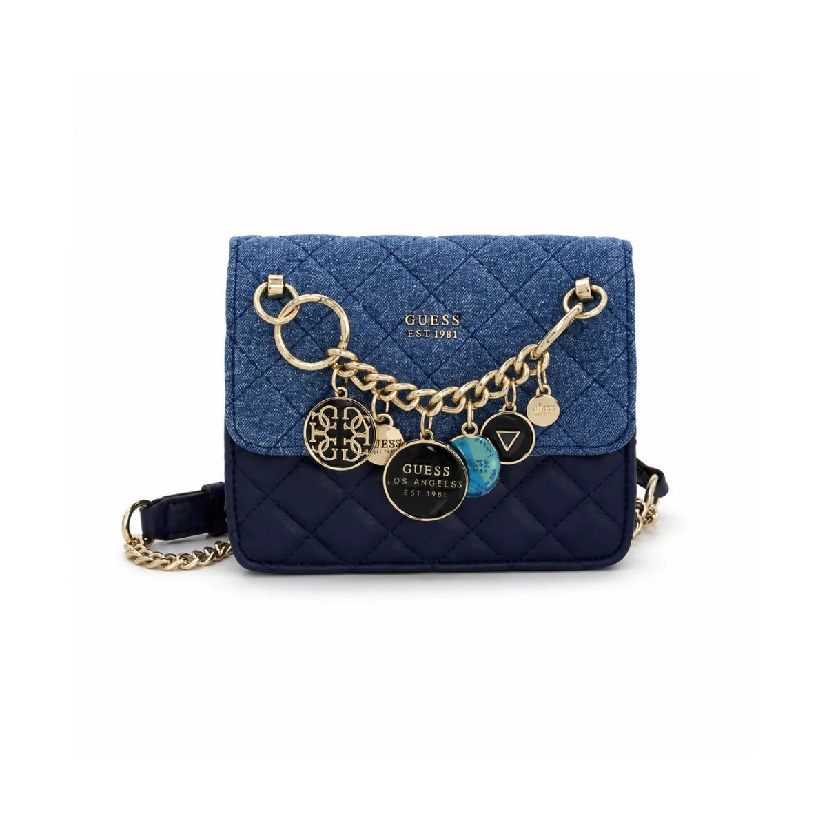 GUESS Victoria2 Messenger Flap Bag Women - NVY - Navy